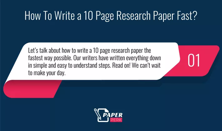 How To Write A 10-Page Research Paper Fast?